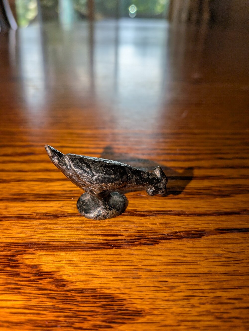 Vintage Miniature Small Metal Pheasant Figurine Tiny Cast Pewter Collectible